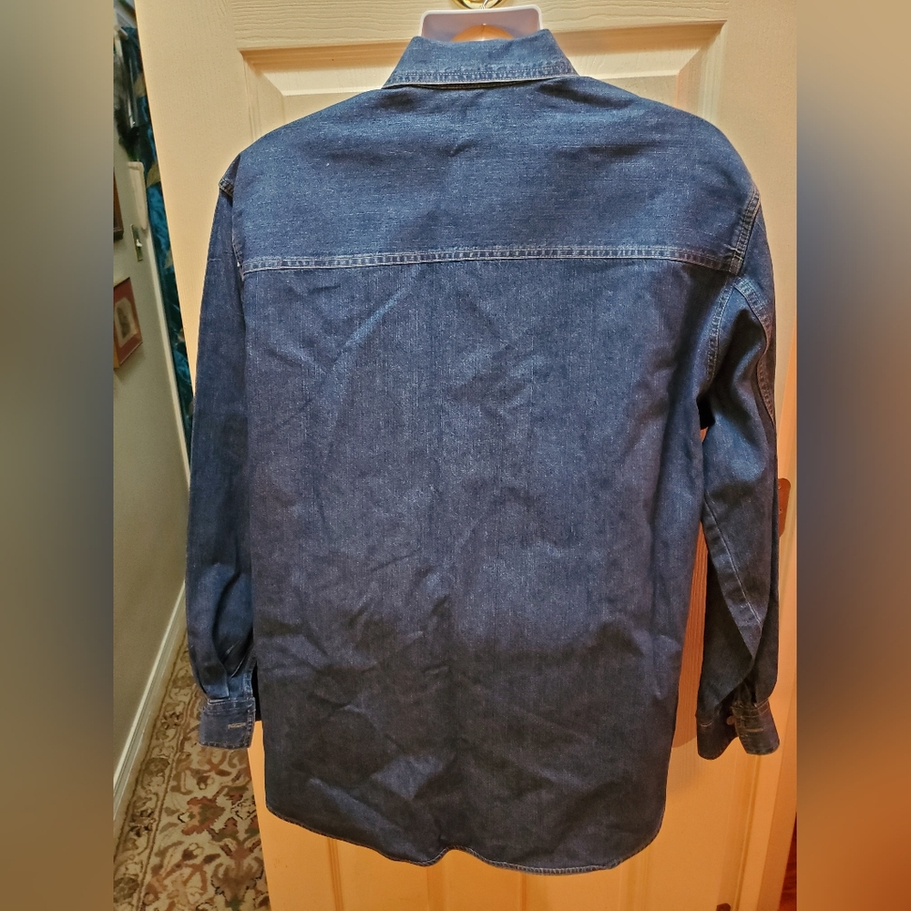 Levi Denim L/S B/D Red Tab Men's Shirt Size Medium - Picture 4 of 7
